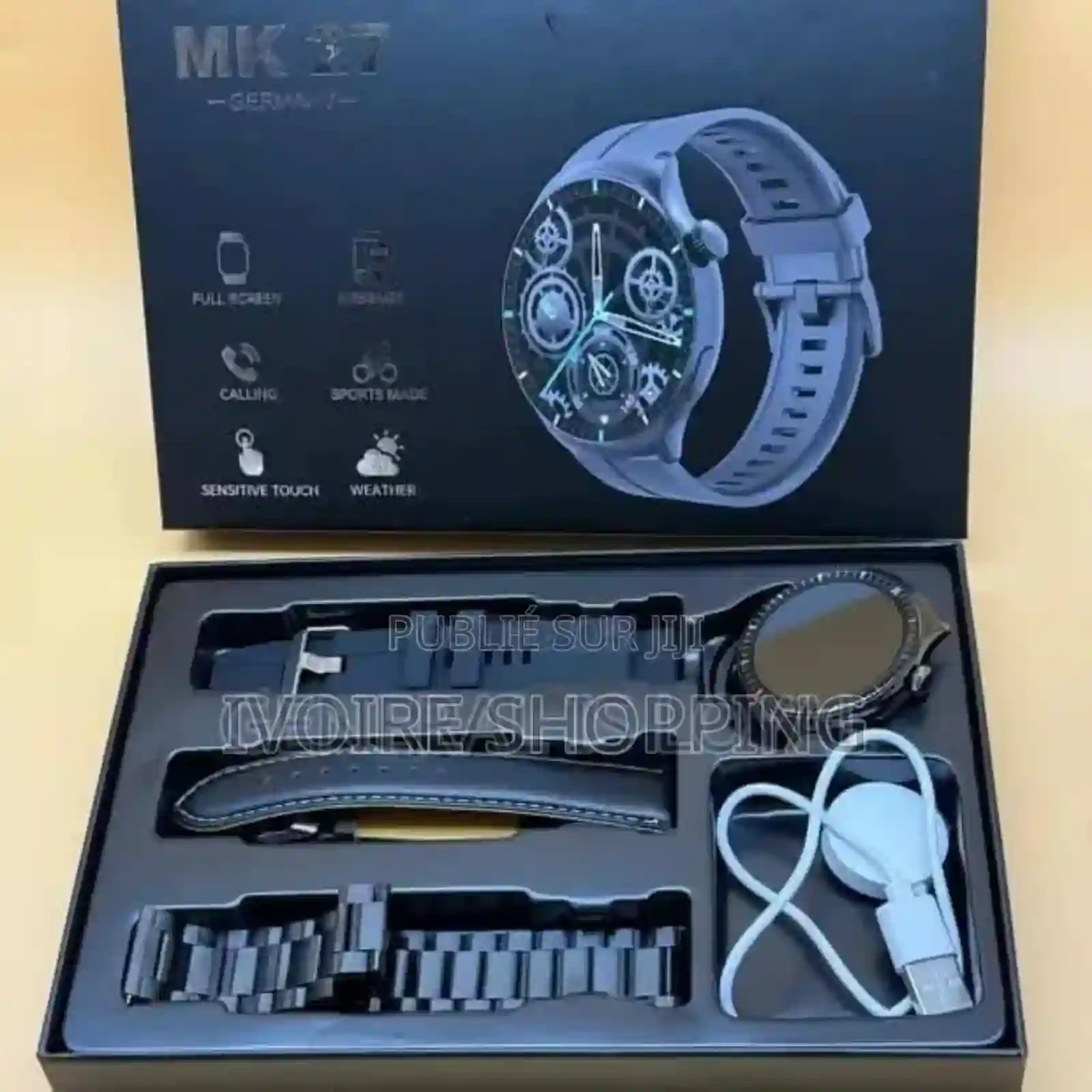 Montre Connectée《 Mk-27》 L - Vue 3