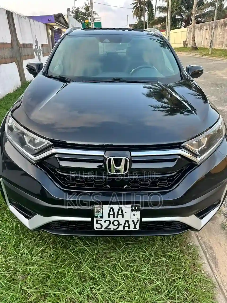 Honda Cr-v LX AWD 2023 Noir - Vue 2