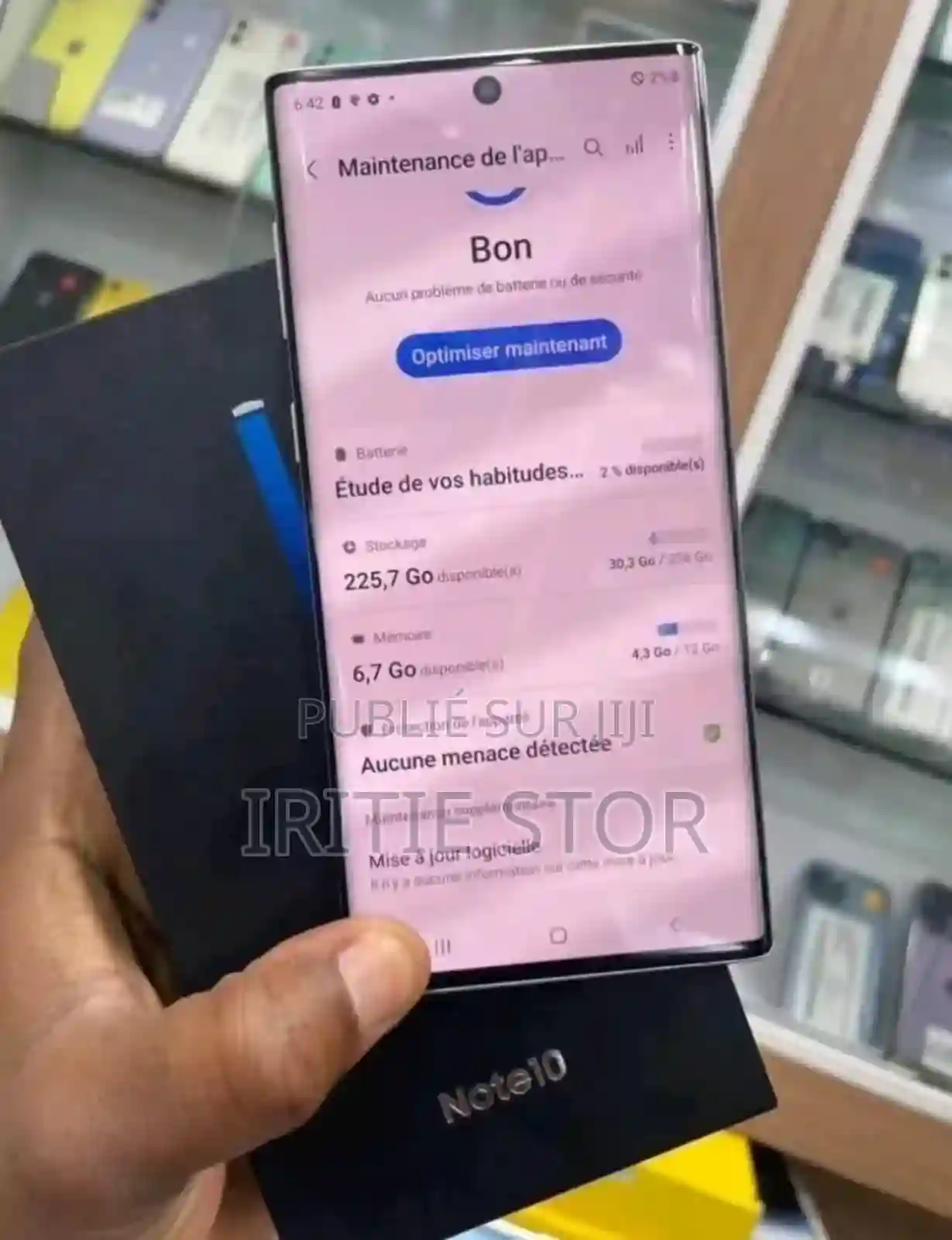 Samsung Galaxy Note 10 5G 256 GB Blanc - Vue 1