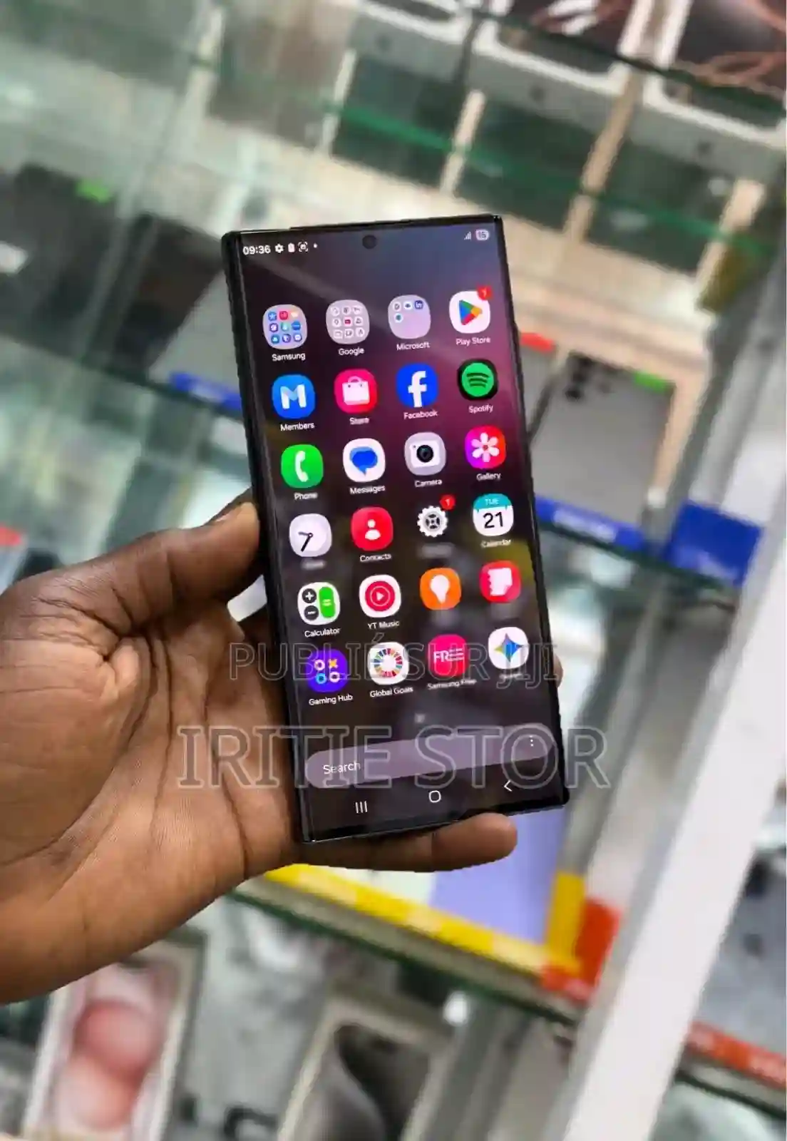 Samsung Galaxy S22 Ultra 256 GB Noir - Vue 1