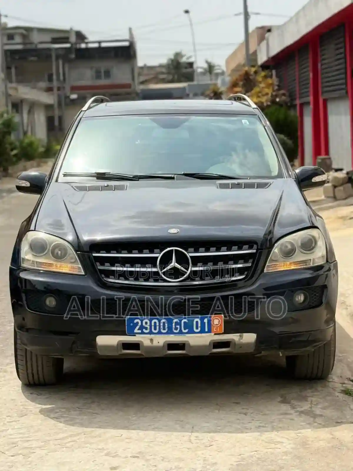 Mercedes-benz M Class 2008 Noir - Vue 3