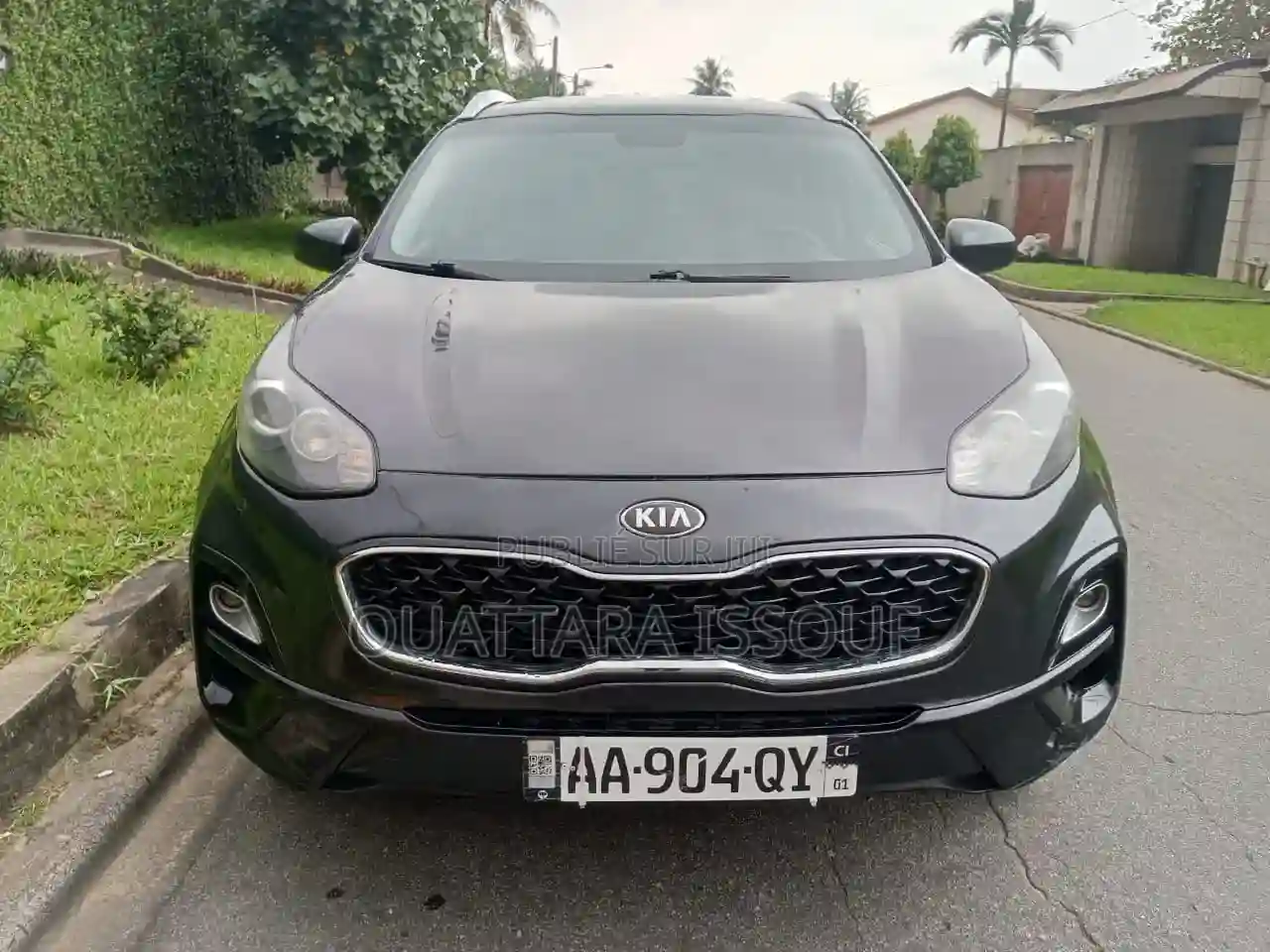 Kia Sportage EX AWD 2025 Noir - Vue 4