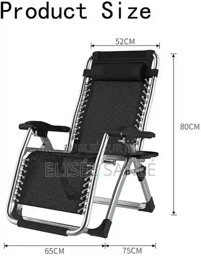 Fauteuil Apesanteur Pliable – Chaise Longue Confort - Vue 2