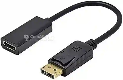 Adaptateur Displayport Vers Hdmi 1080 dpi Full hd - Vue 1