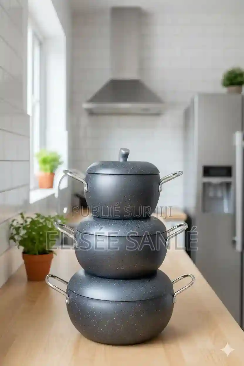 Ensemble De 3 Casseroles Kedjenou - Vue 5