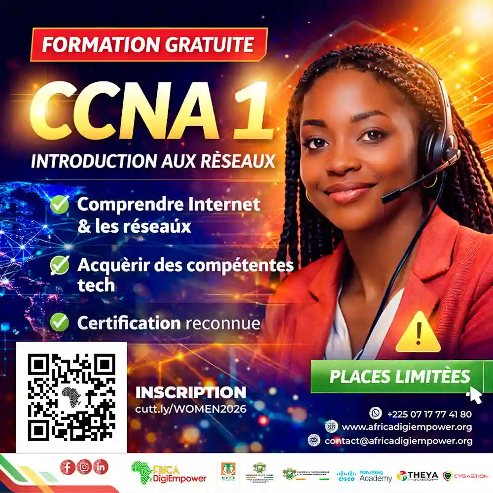 FORMATIONS GRATUITES AUX MÉTIERS DU NUMÉRIQUE + CERTIFICATION CISCO