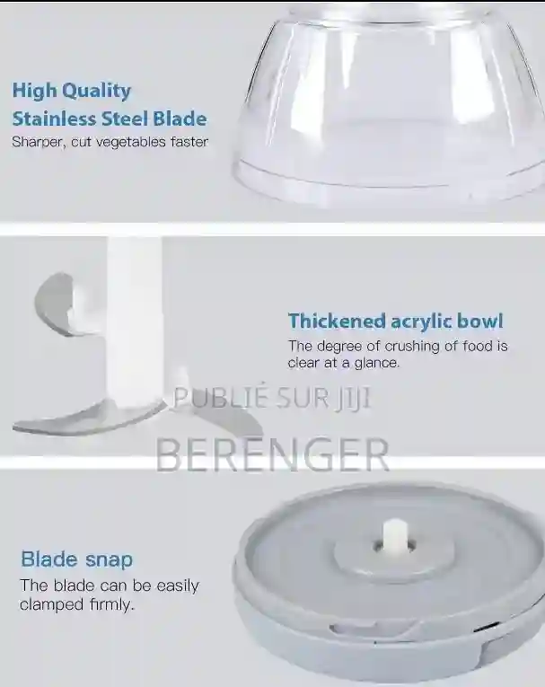 Hachoir À Tirette 500ml - Vue 1