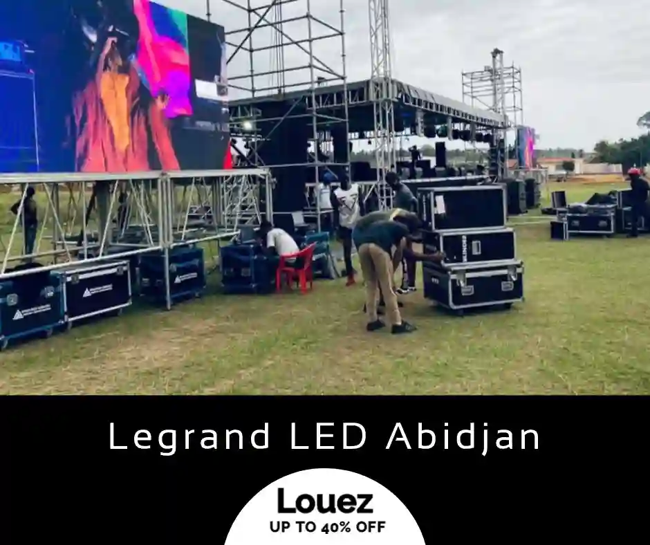Location d’écrans géant LED géants pour des événements Abidjan 