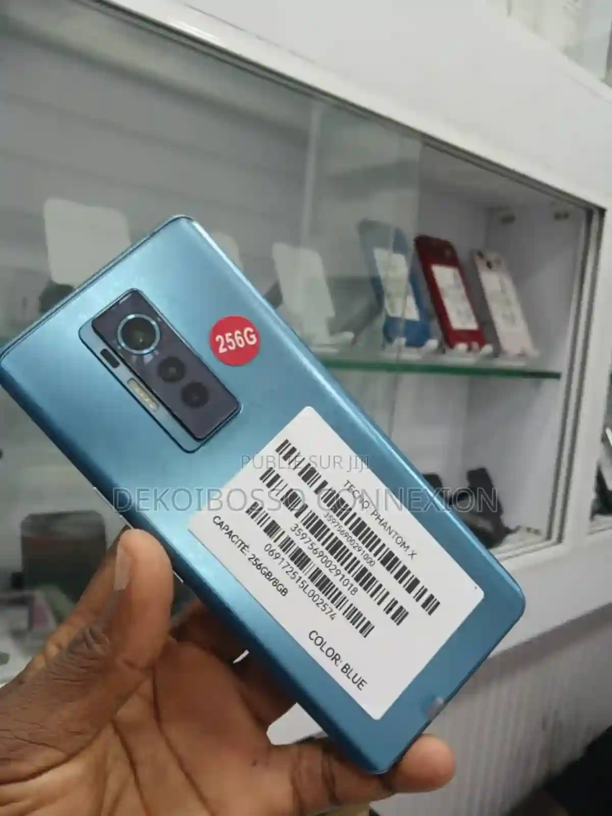 Tecno Phantom X 256 GB Bleu - Vue 1