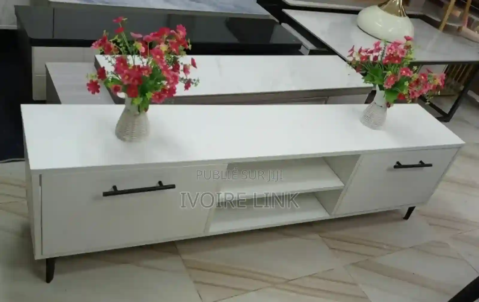 Meuble Tv Blanc Livraison Gratuite - Vue 2