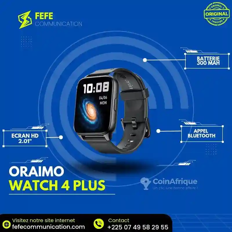 Oraimo Watch 4 Plus - Montre Connectée - Neuf Scellé - Vue 3