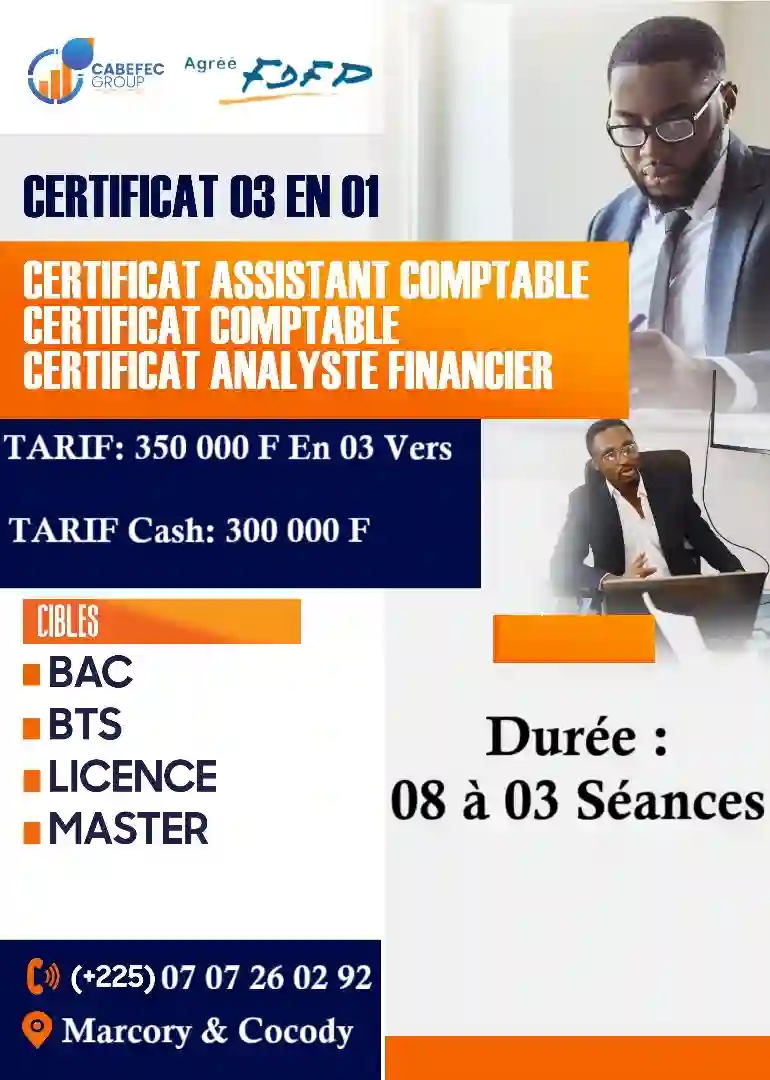 FORMATION CABINET CABEFEC ASSISTANT(E) COMPTABLE