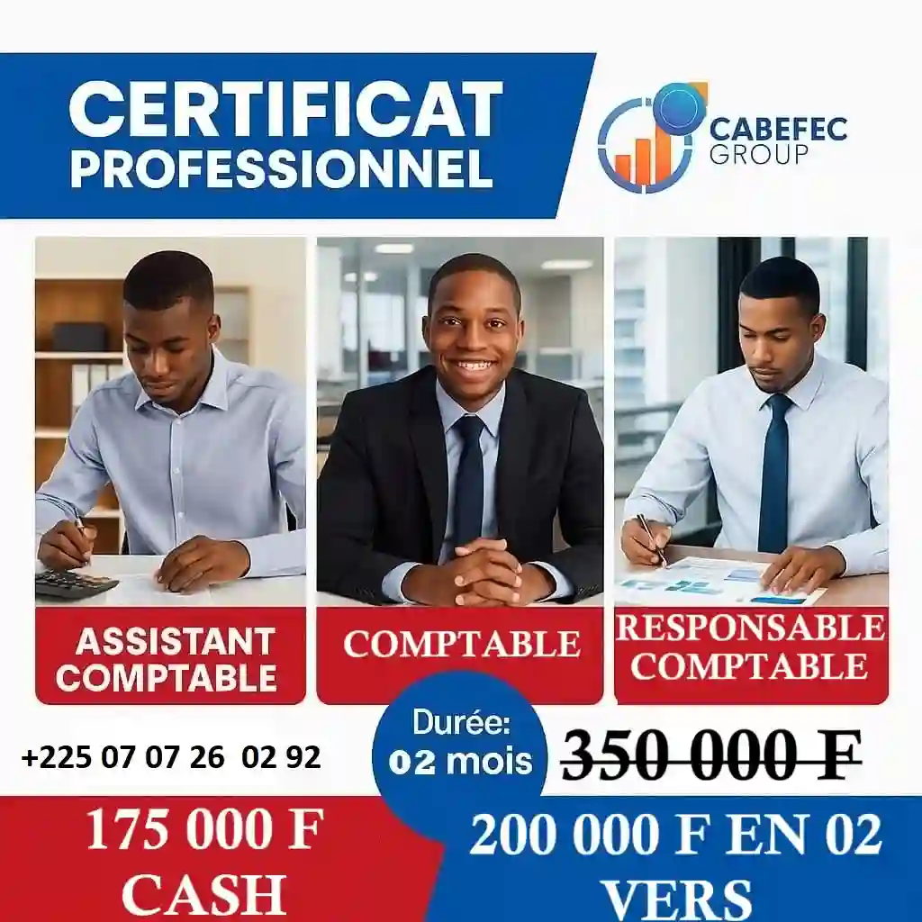FORMATION CABINET CABEFEC EN COMPTABILITE 