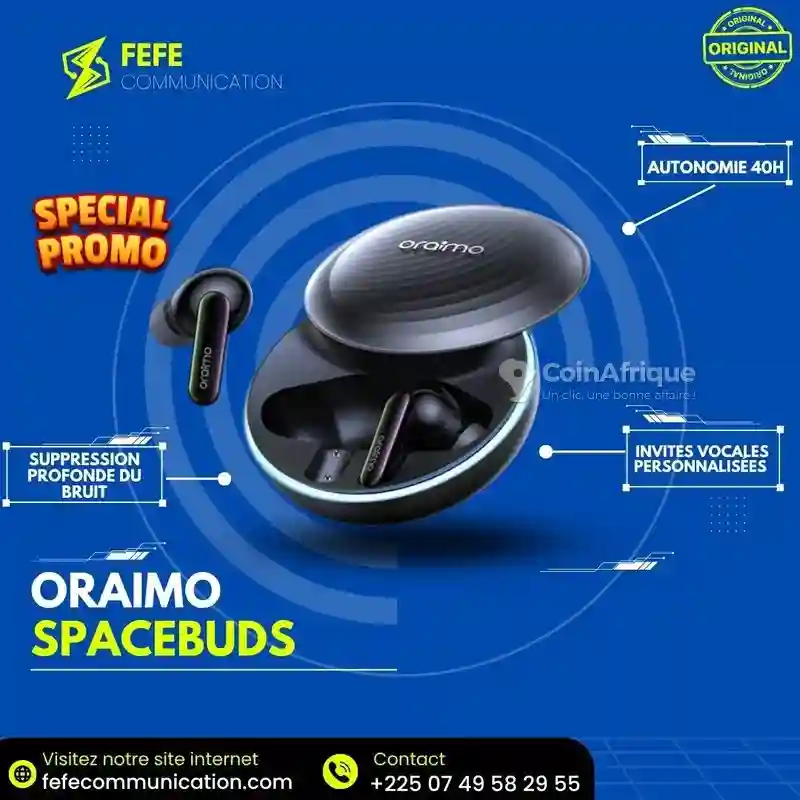 Oraimo Spacebuds - Ecouteur Bluetooth - Neuf Scellé - Vue 3