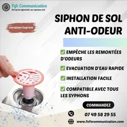 Siphon de sol - Anti Odeur