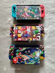 Nintendo Switch Oled Cracher + Jeux &amp Accessoires