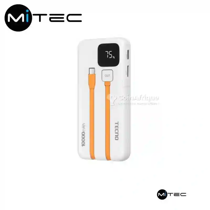 Power Bank Tecno 10000 mAh - Vue 1