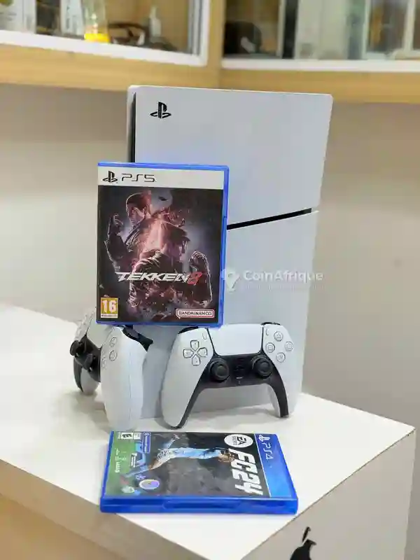 Ps5 Slim 2manettes 2 cd - Vue 1