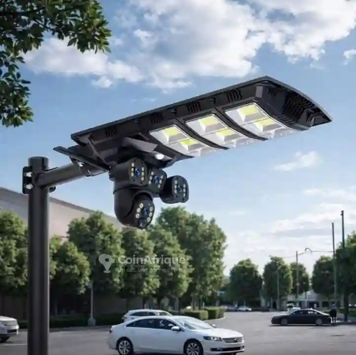 Caméra 4g Solaire ia + Lampadaire 2 en 1 - Vue 1