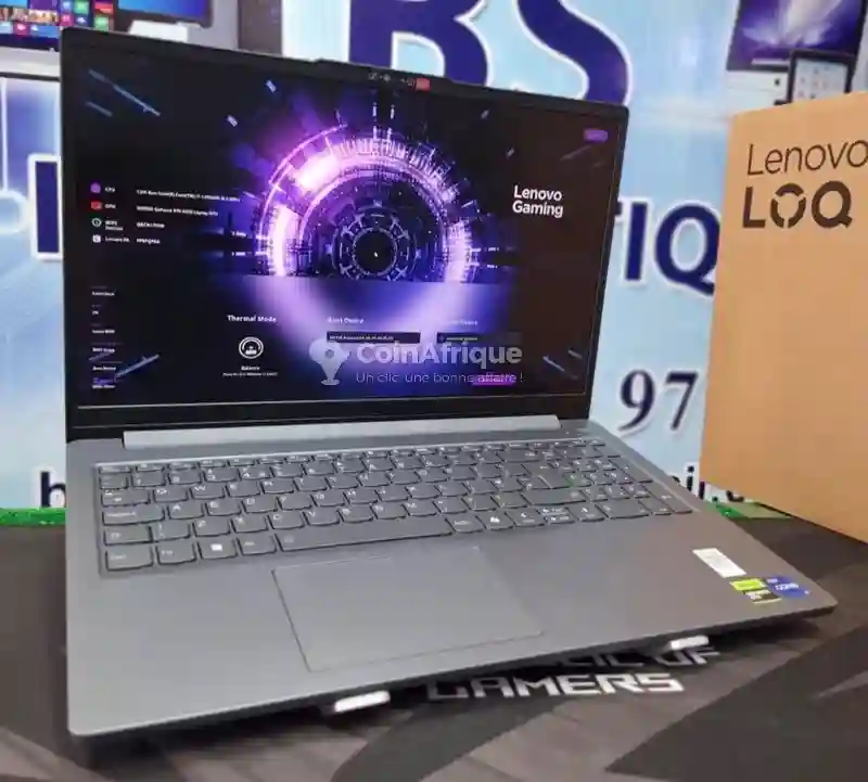PC Gamer Lenovo loq cor i5 12th gen Nvidia rtx 3050 6go Dédié - Vue 2