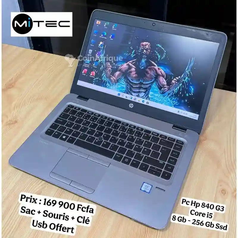 PC HP Elitebook 840 G3 Core i5 - Vue 3