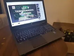 HP Zbook i7 16 go ssd 500 go Nvidia 2go