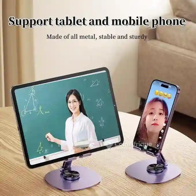 Support de Téléphone et Tablette Entièrement en Métal - Vue 2