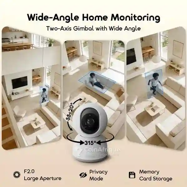 Oraimo Vigicam Caméra IP 3MP Vision Nocturne - Neuf Scellé - Vue 5