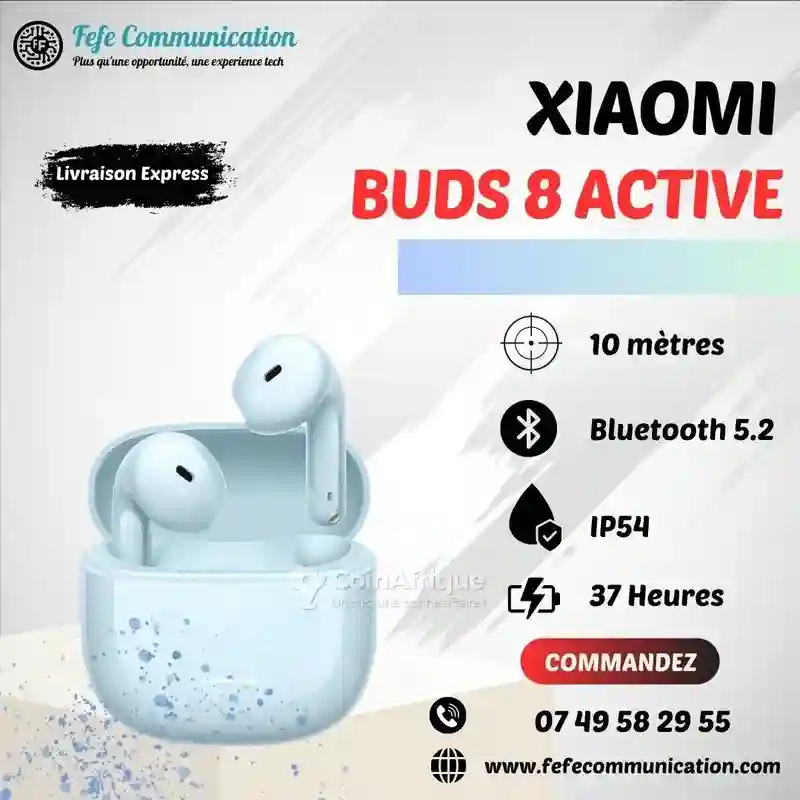 Redmi Buds 8 Active - Ecouteur Bluetooth - Neuf Scellé - Vue 1
