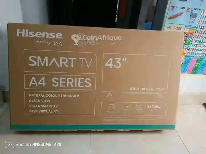 Hisense Smart Tv 43’pouces A4 Séries - Vue 1