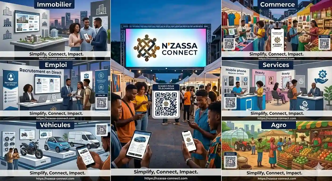 N'Zassa Connect « Premier Marché virtuelle en Afrique »  - Vue 1