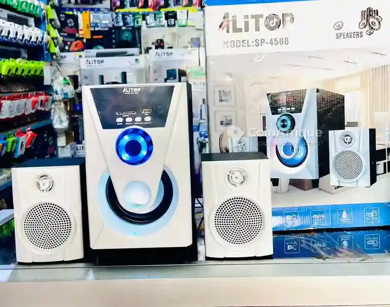 Alitop Woofer Sp-4508 Chaîne Hifi – Noir - Vue 1