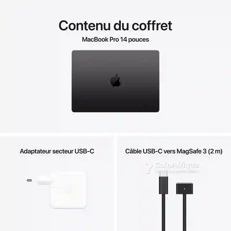 Macbook pro 2024 - m4 - 16gb ram - 512gb ssd - 14 Pouces Neuf - Vue 3