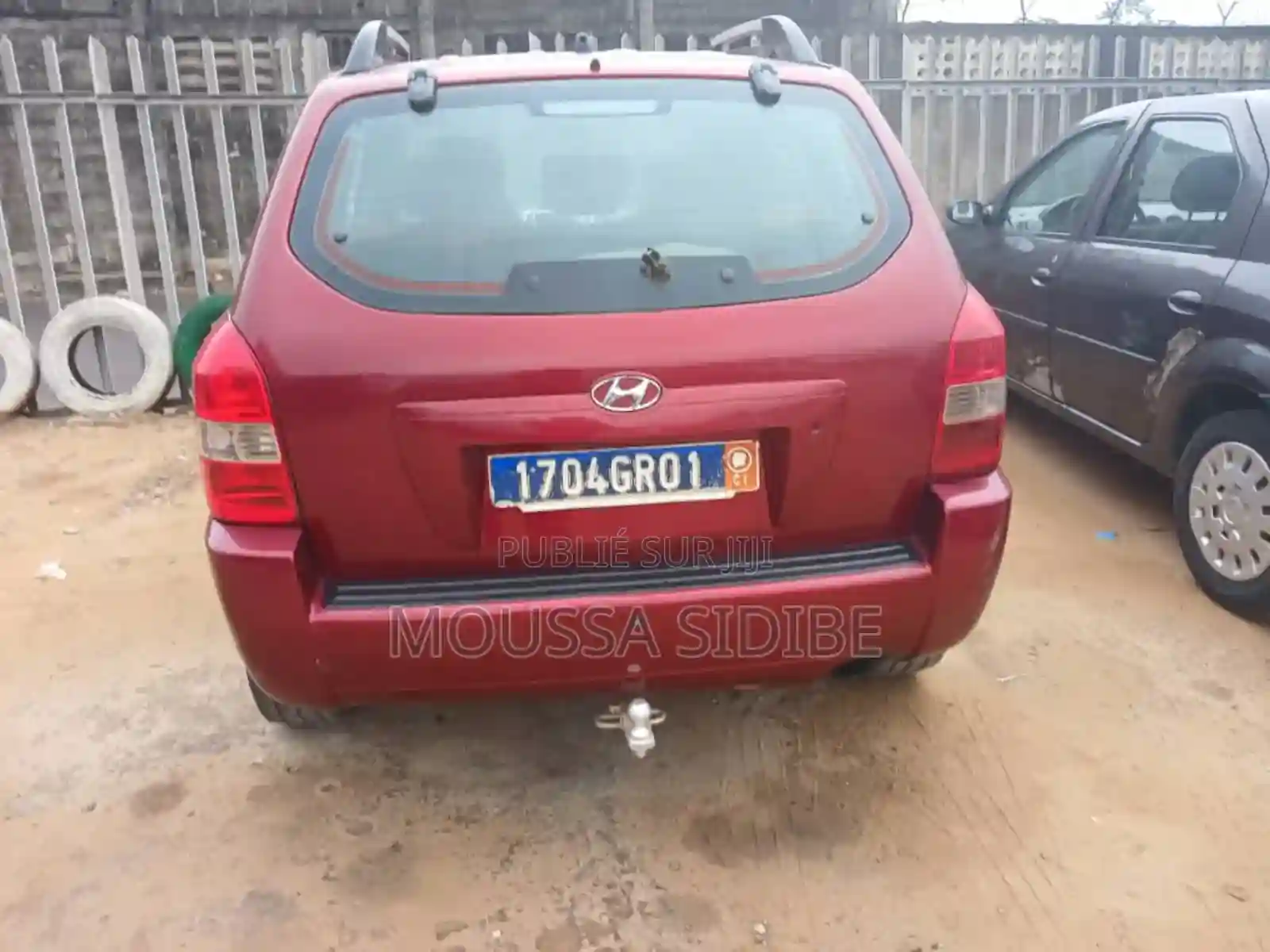 Hyundai Tucson 2004 Rouge - Vue 3