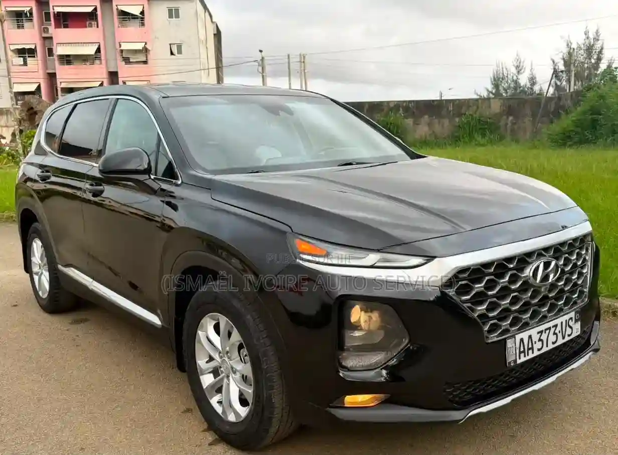 Hyundai Santa Fe 2020 Noir - Vue 4