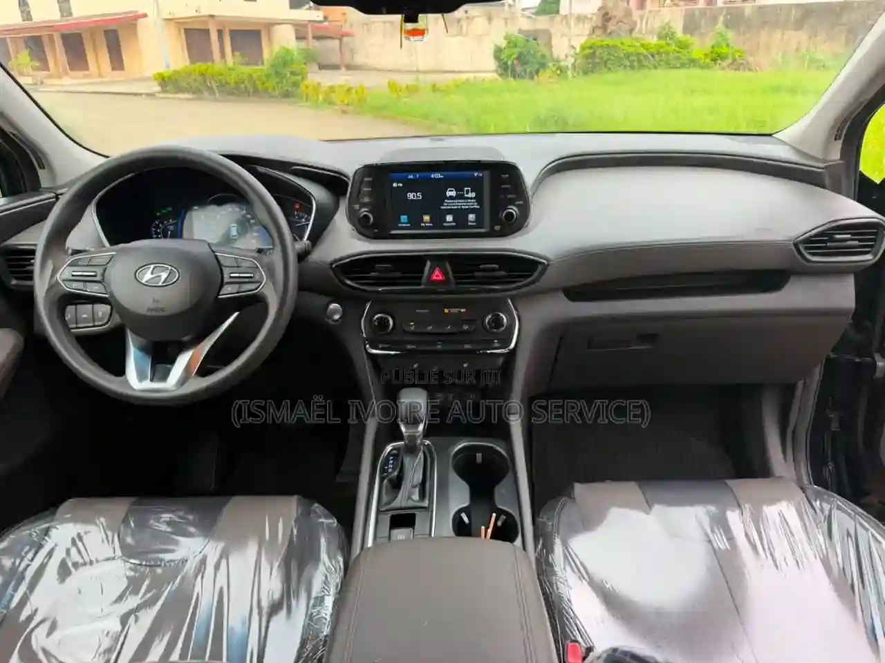 Hyundai Santa Fe 2020 Noir - Vue 9