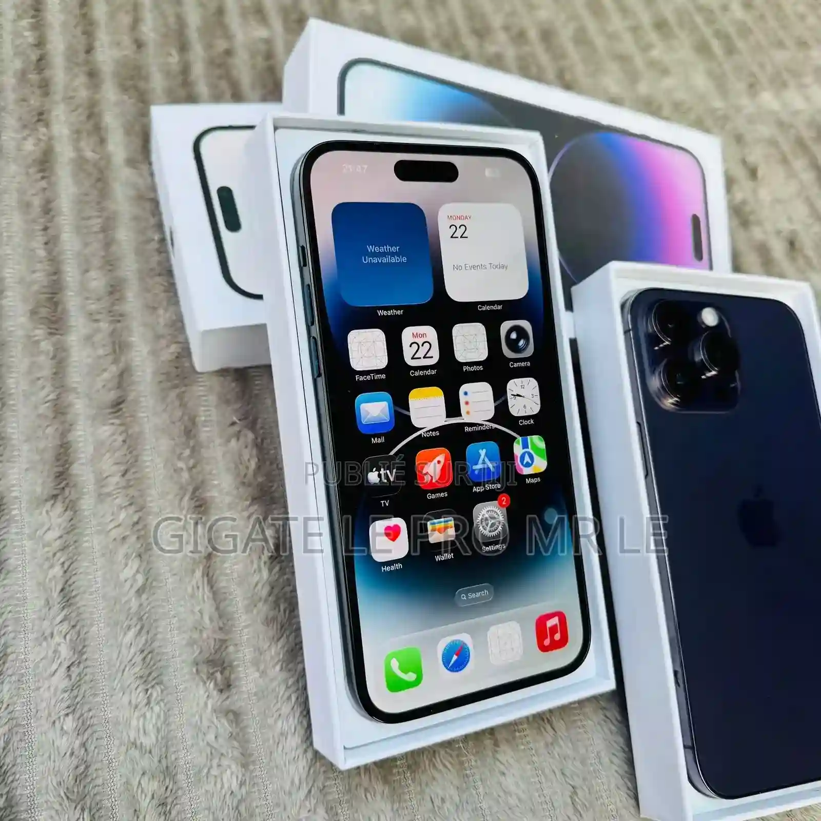 Nouveau Apple Iphone 14 Pro Max 512 GB Noir - Vue 1