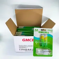 Pack de 2 Piles Rechargeables aa Gmcell Li-ion 15v (3150mwh) à Abidjan